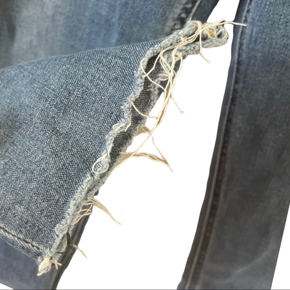 LUCKY BRAND skinny jeans with fray hem sz 31 - Picture 3 of 8
